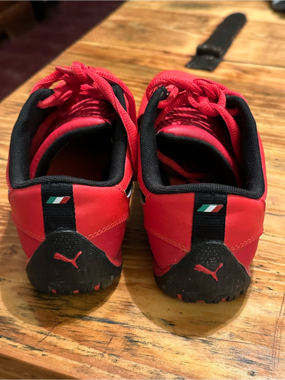 Puma Kids Red and Black Motorsport Sneakers - Picture 3 of 6